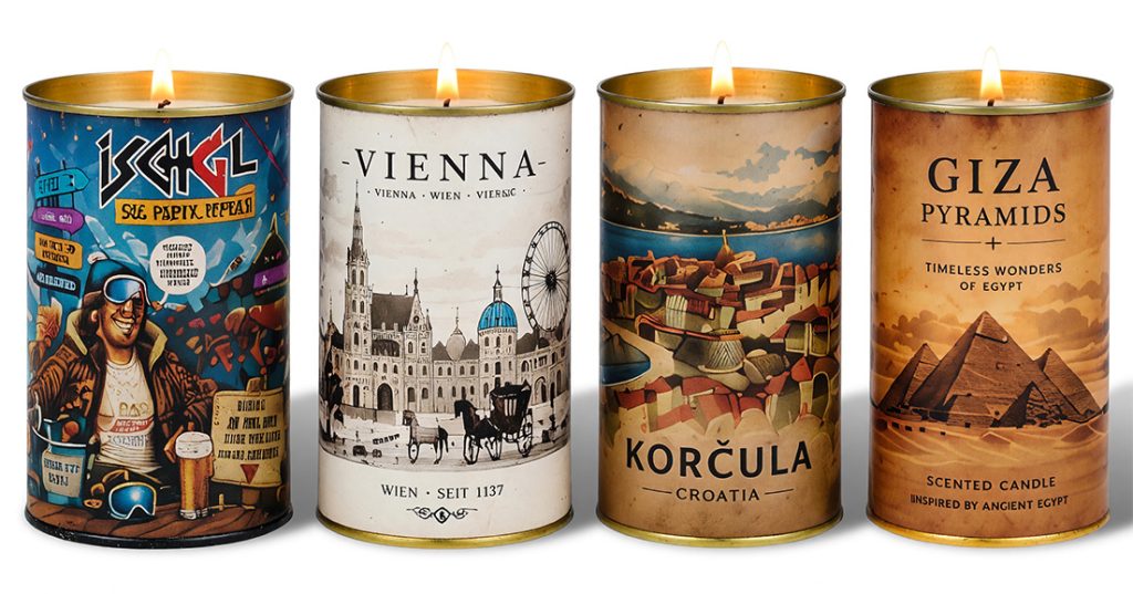 Promo-Lux candle collection